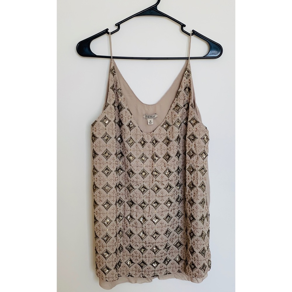 Luck Brand Embellished Top